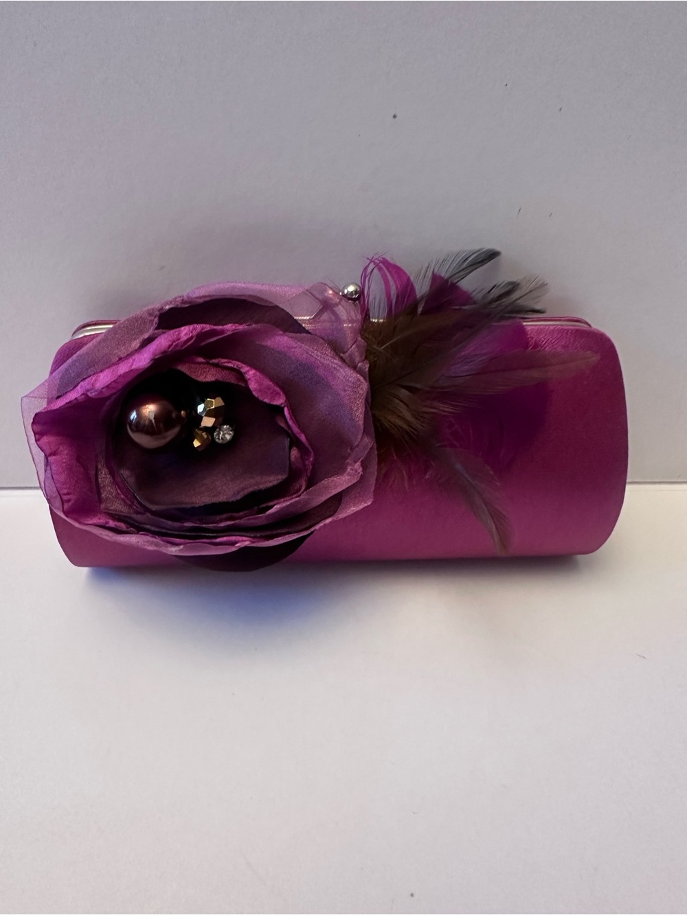 💗 Bella Fiore 2009 • Magenta Gatsby Glam Kiss-Lock Mini Clutch